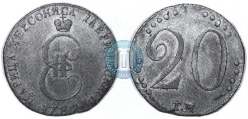 Фото 20 копеек 1787 года ТМ 