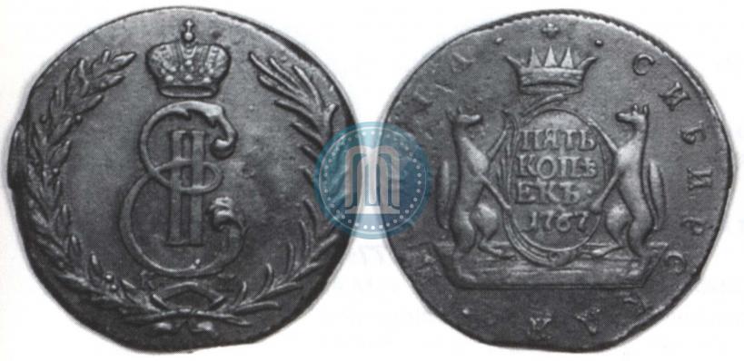 Picture 5 kopecks 1767 year КМ 
