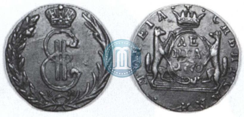 Фото Денга 1770 года КМ 
