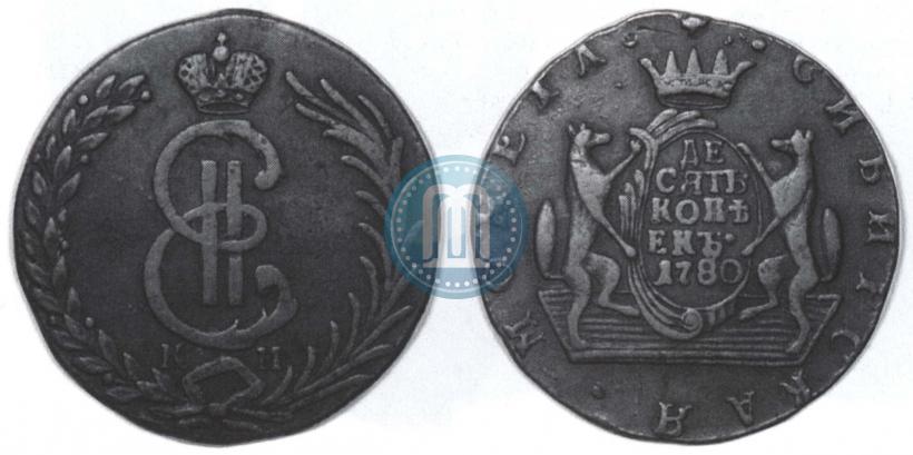 Picture 10 kopecks 1780 year КМ 