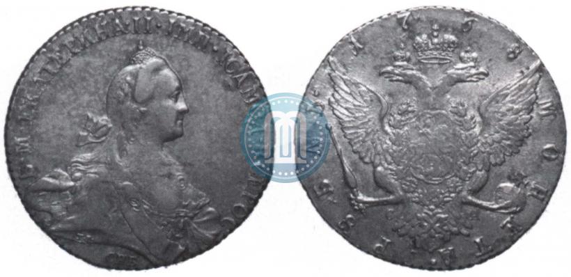 Picture 1 rouble 1768 year СПБ-СА 