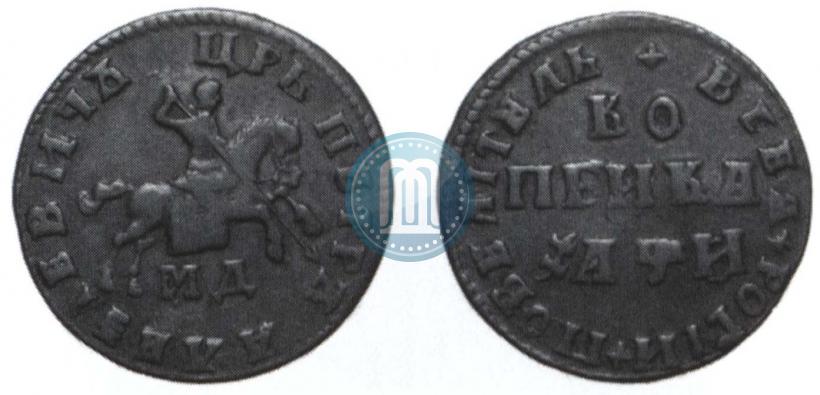 Фото 1 копейка 1708 года МД 