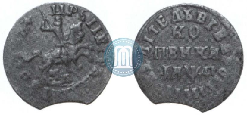 Picture 1 kopeck 1714 year МД 