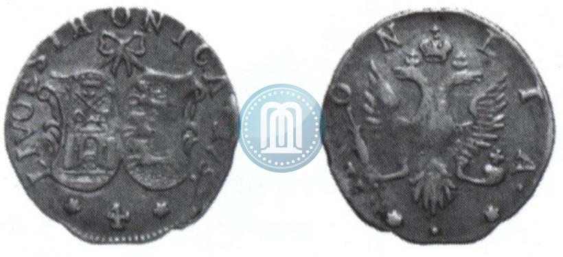 Фото 4 копейки 1757 года  "Ливонез"