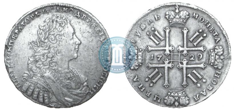 Picture 1 rouble 1729 year  "Type of 1728"
