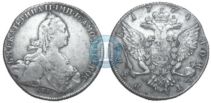 Picture 1 rouble 1774 year СПБ-ФЛ 