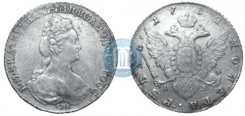Picture 1 rouble 1782 year СПБ-ИЗ 