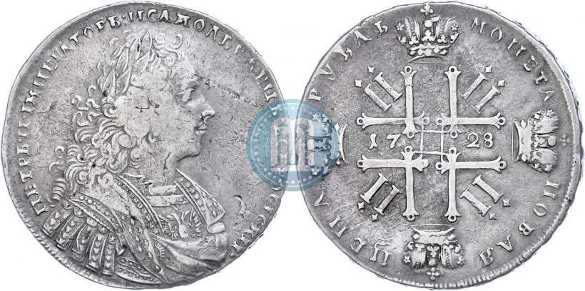 Фото 1 рубль 1728 года  "Тип 1728"