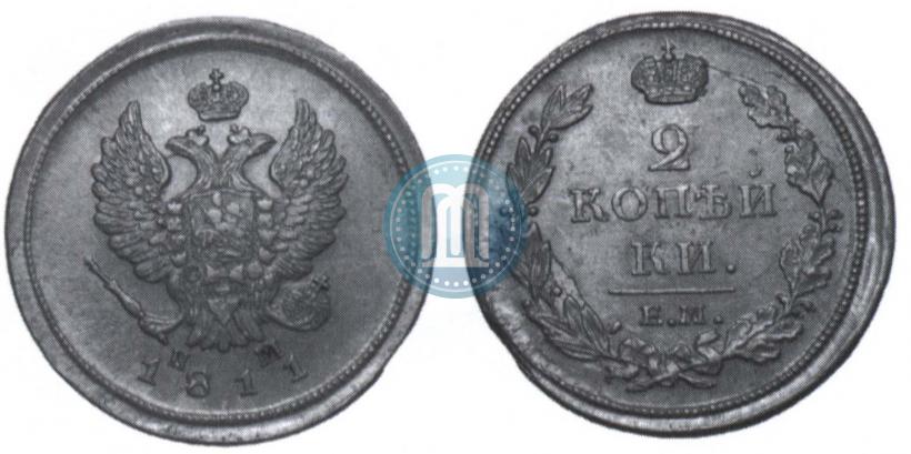 Picture 2 kopecks 1811 year ЕМ-НМ 