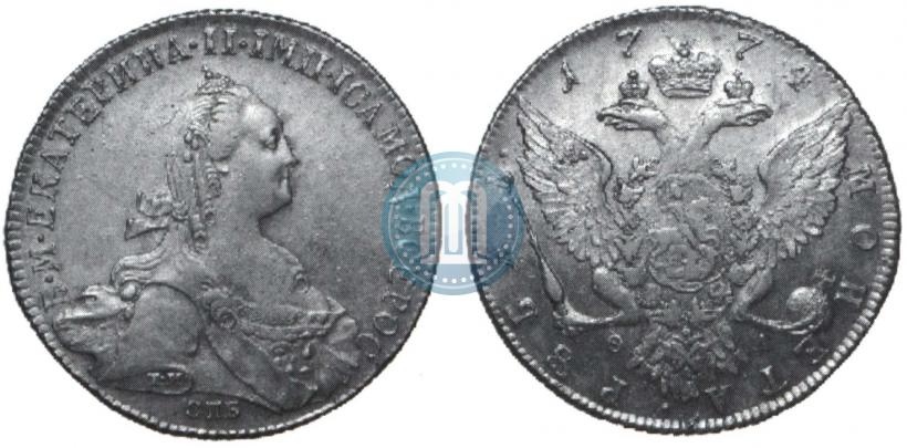 Picture 1 rouble 1774 year СПБ-ФЛ 