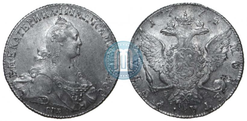 Picture 1 rouble 1774 year СПБ-ФЛ 