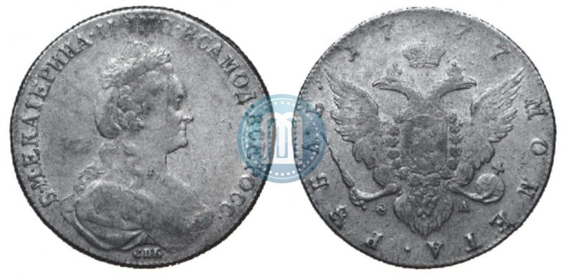 Picture 1 rouble 1777 year СПБ-ФЛ 