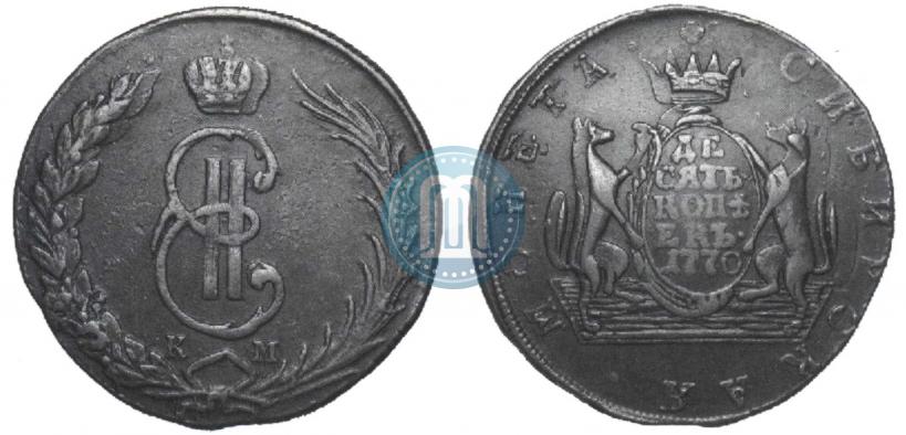 Picture 10 kopecks 1770 year КМ 