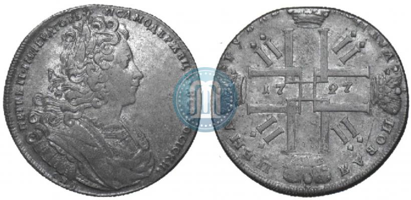 Picture 1 rouble 1727 year СПБ "Petersburg type"