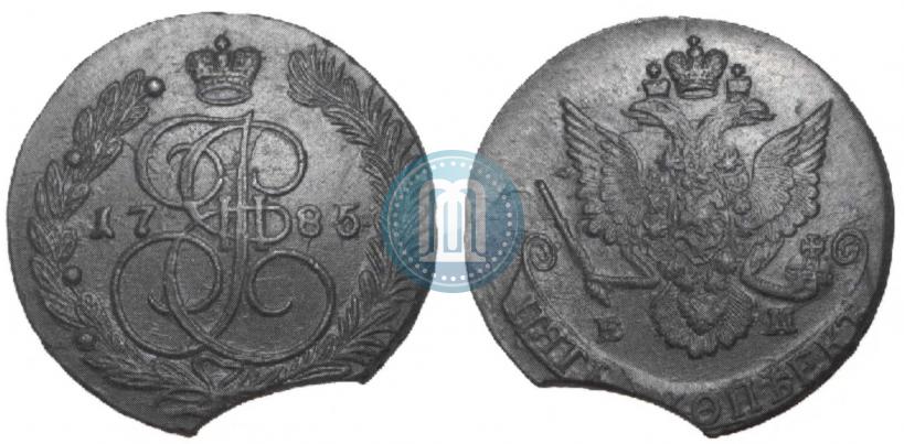 Фото 5 копеек 1785 года ЕМ 