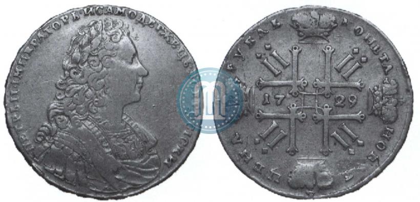 Picture 1 rouble 1729 year  "Type of 1728"