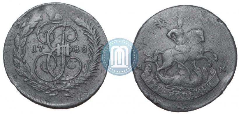 Picture 2 kopecks 1788 year ММ 