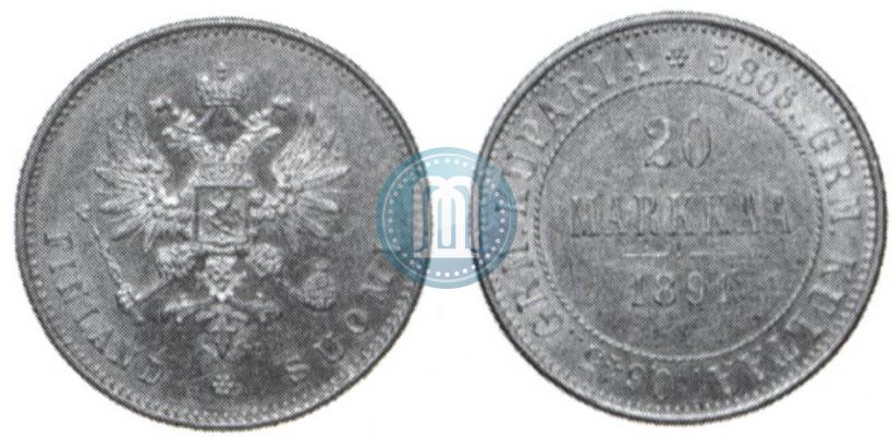 Фото 20 марок 1891 года L 