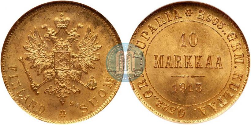 Picture 10 markkaa 1913 year S 