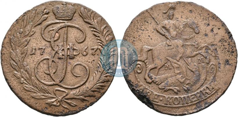 Picture 2 kopecks 1767 year ММ 
