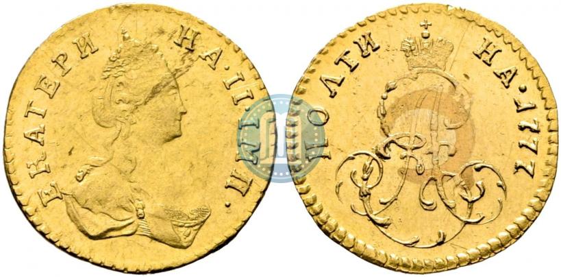 Фото Полтина 1777 года  