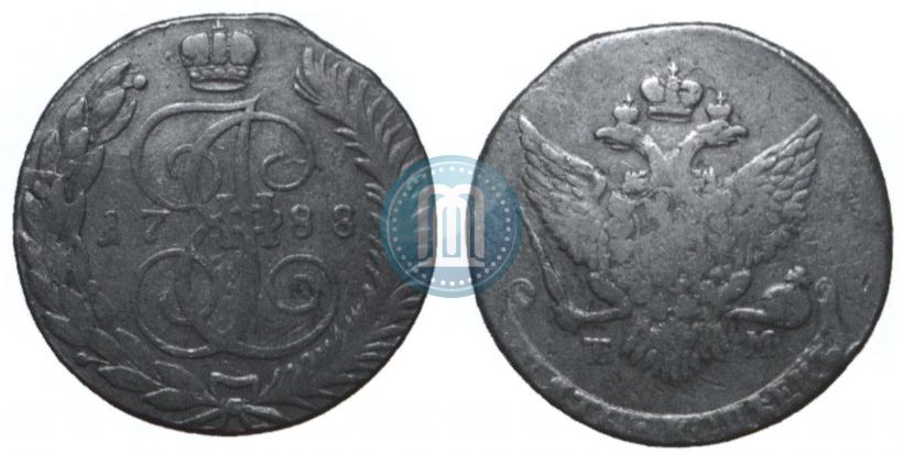 Picture 5 kopecks 1788 year ТМ 