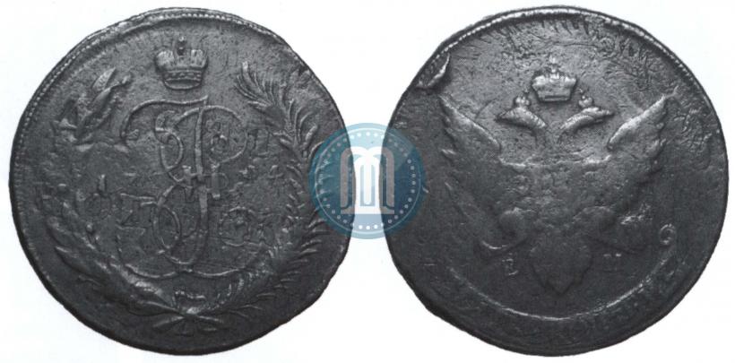 Picture 5 kopecks 1794 year ЕМ "Paul's restrike"