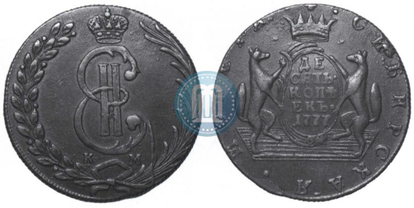 Picture 10 kopecks 1777 year КМ 