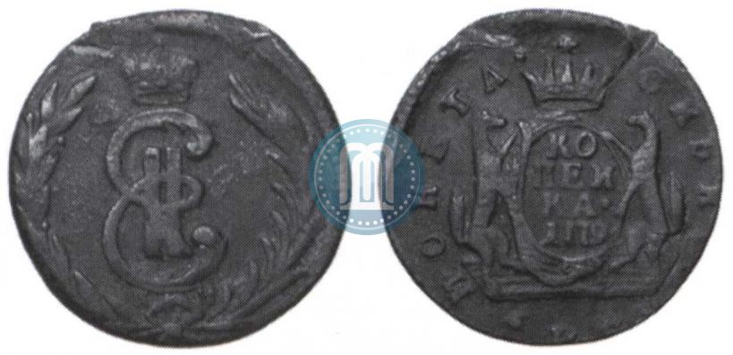 Picture 1 kopeck 1779 year КМ 