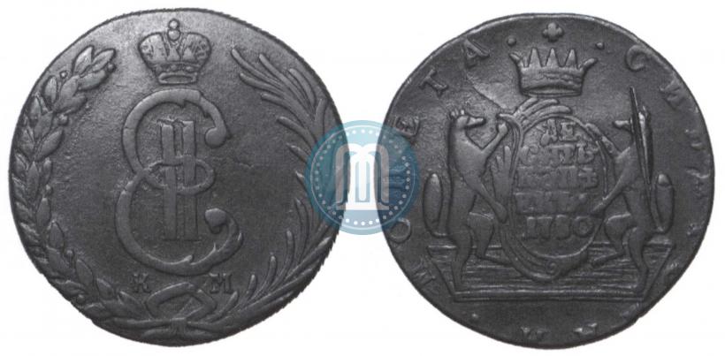 Picture 10 kopecks 1780 year КМ 