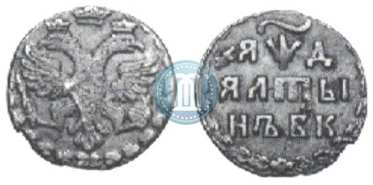 Фото Алтын 1704 года БК 