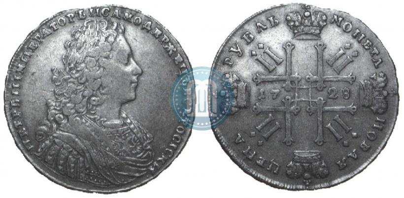 Picture 1 rouble 1728 year  "Type of 1728"