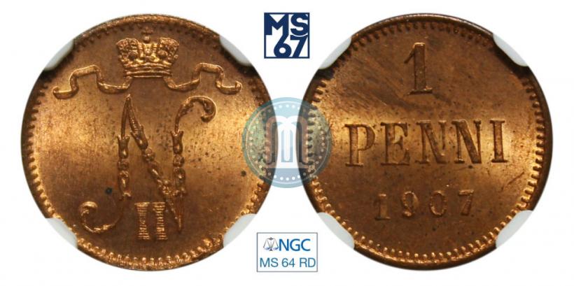 Picture 1 penni 1907 year  