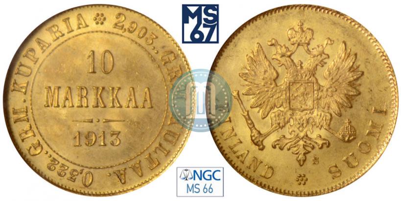 Picture 10 markkaa 1913 year S 
