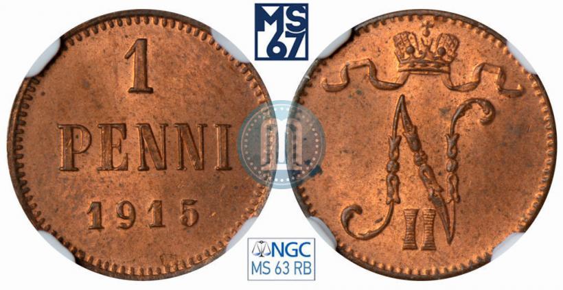 Picture 1 penni 1915 year  