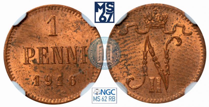 Picture 1 penni 1916 year  