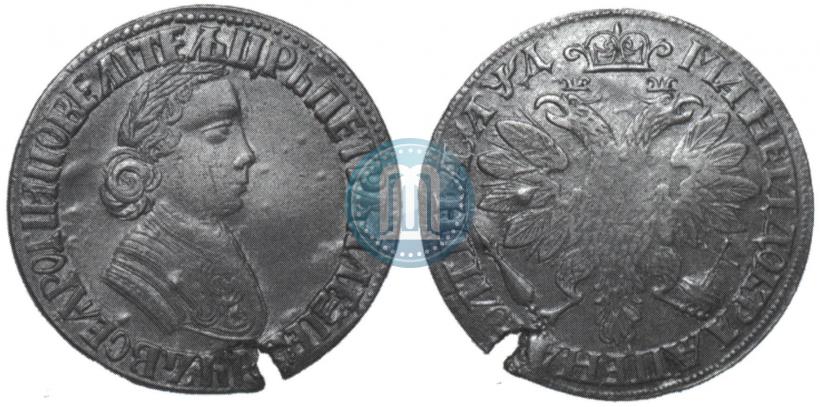 Picture Poltina 1704 year МД "Portrait by F. Alekseev"