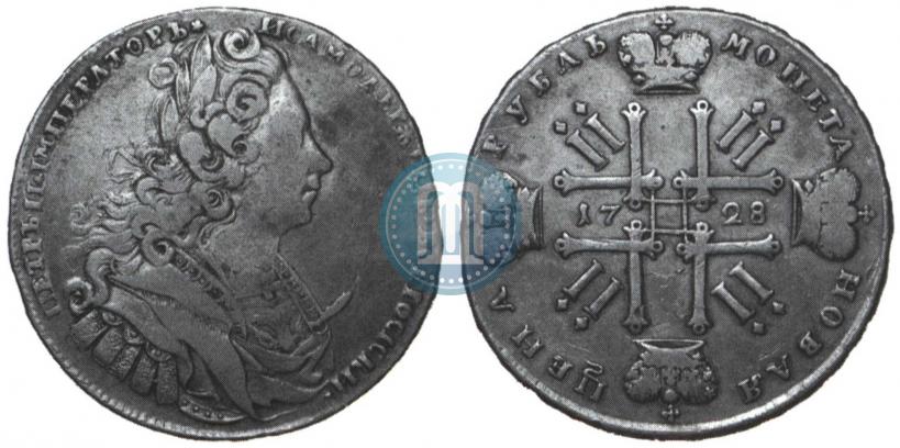 Picture 1 rouble 1728 year  "Type of 1727"