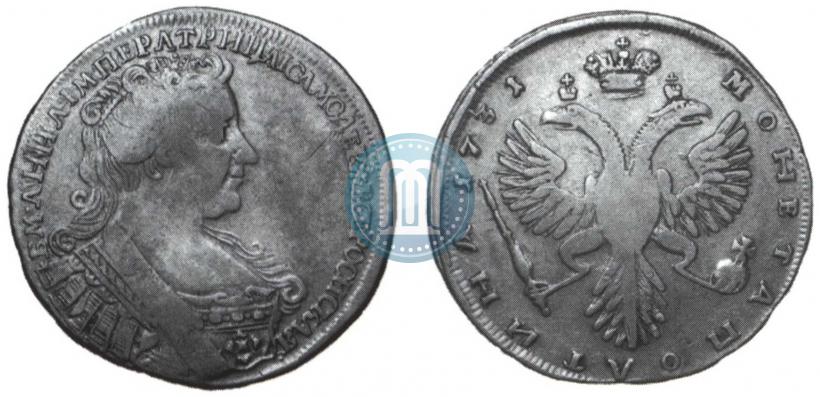 Фото Полтина 1731 года  