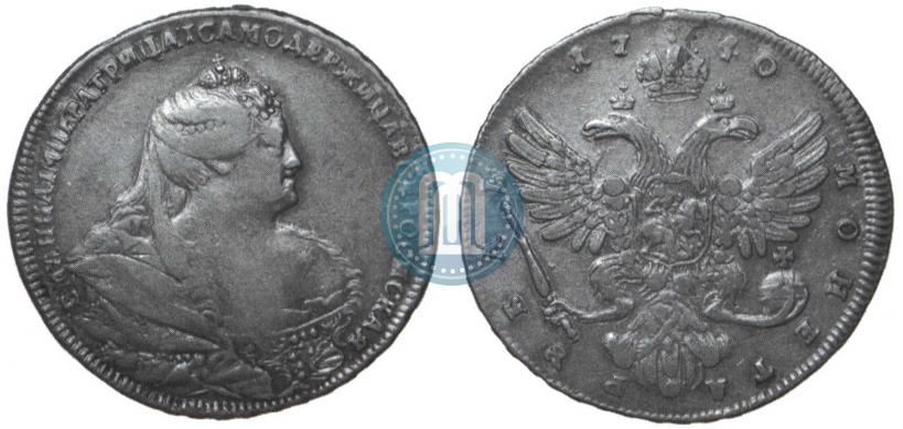 Picture 1 rouble 1740 year  "Moscow type"