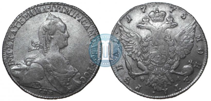 Picture 1 rouble 1775 year СПБ-ФЛ 