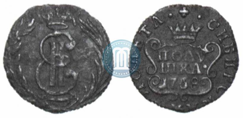 Picture Polushka 1768 year КМ 