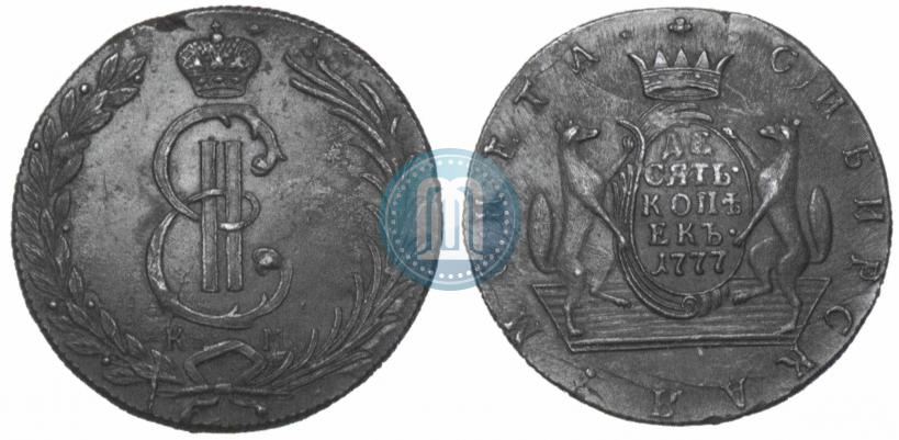 Picture 10 kopecks 1777 year КМ 