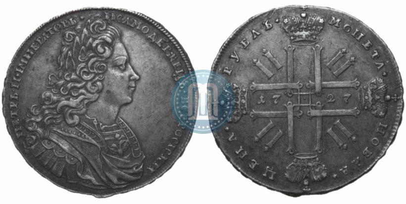 Picture 1 rouble 1727 year  "Moscow type"