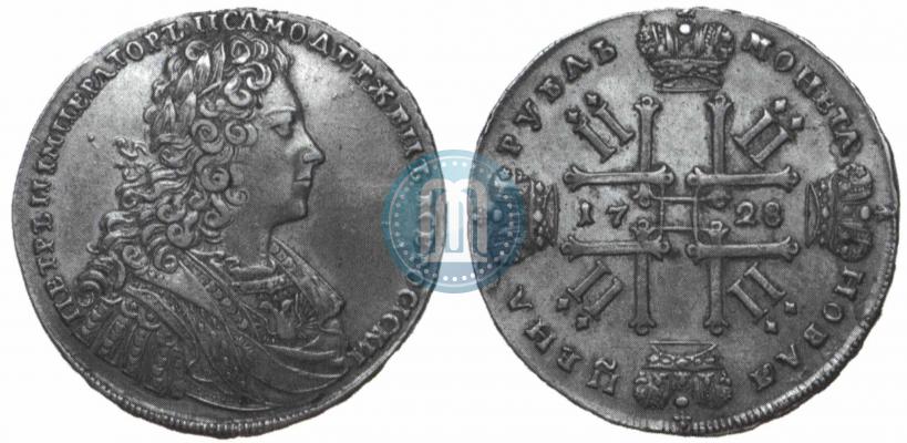 Фото 1 рубль 1728 года  "Тип 1728"