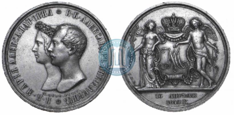Picture 1 rouble 1841 year СПБ-НГ "In the memory of the wedding of the crown prince"