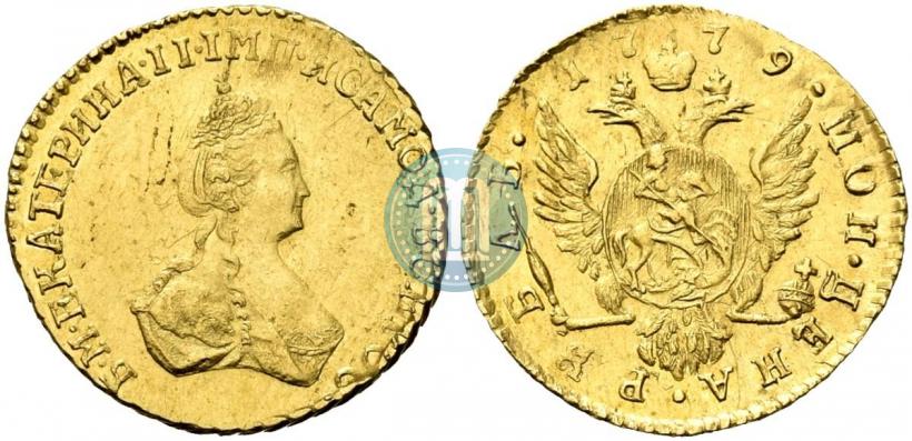 Фото 1 рубль 1779 года  