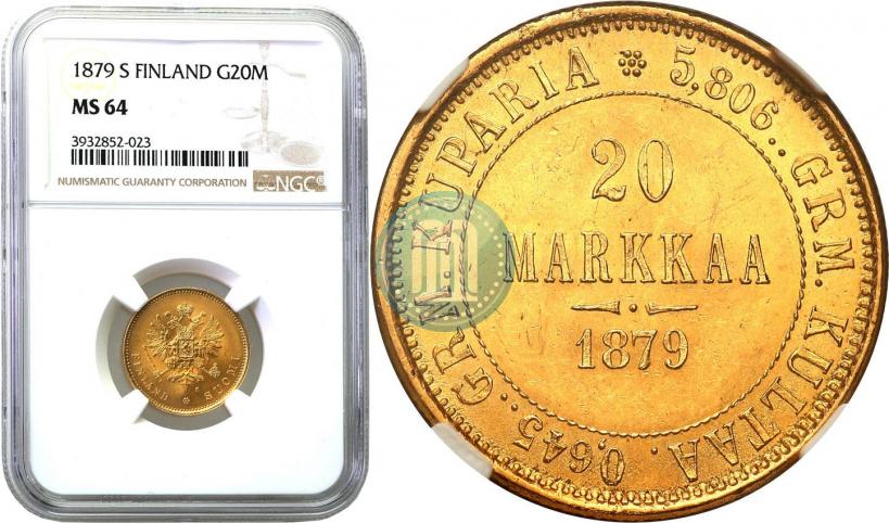 Picture 20 markkaa 1879 year S 