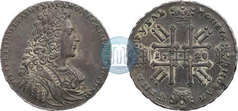 Picture 1 rouble 1728 year  "Type of 1728"