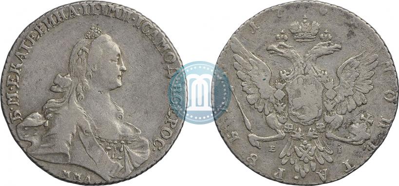 Фото 1 рубль 1768 года ММД-EI 